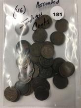 (46) Assorted Indian Cents