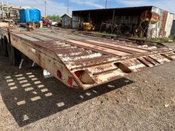 T/A 23' EQUIPMENT TRAILER Pintle hitch, 8.25R15 Tires 14823