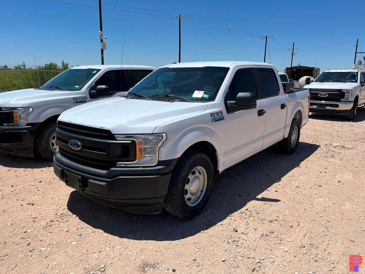 2018 FORD F-150 CREW CAB PICKUP TRUCK ODOMETER READS 95768 MILES, METER REA