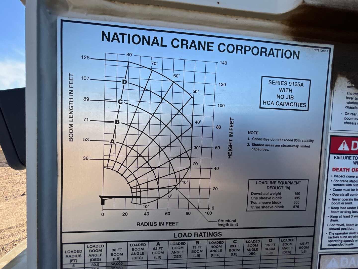 2009 INTERNATIONAL  CRANE TRUCK 26 TON NATIONAL CRANE 900A, MTD. ON INTERNA