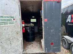 2006 PARKER TRAILERS CREW TRAILER W/ (4) LOCKERS, BENCHES, ST225/75R15 TIRE