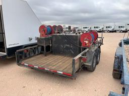 2016 TEXAS BRAGG 17' X 7' T/A BUMPER PULL LUBE TRAILER  14809