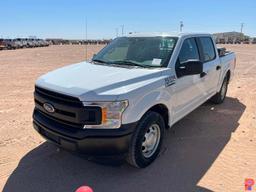 2019 FORD  F-150 CREW CAB PICKUP TRUCK ODOMETER READS 91486 MILES, METER RE