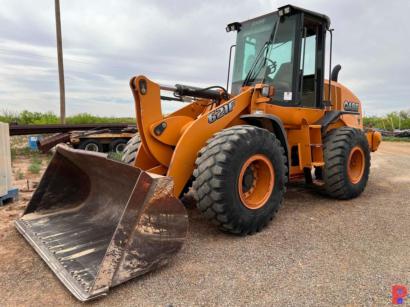 2014 CASE 621F WHEEL LOADER METER READS 2,506 HOURS, VIN/SN: NEF221691, FOU