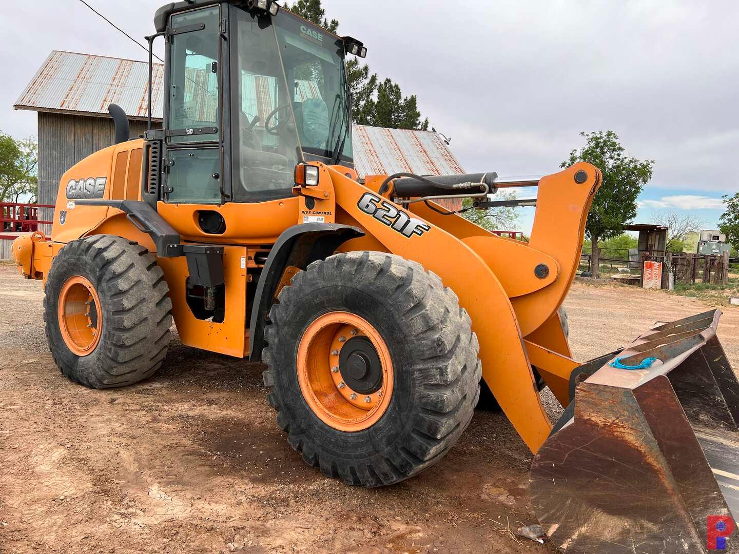 2014 CASE 621F WHEEL LOADER METER READS 2,506 HOURS, VIN/SN: NEF221691, FOU