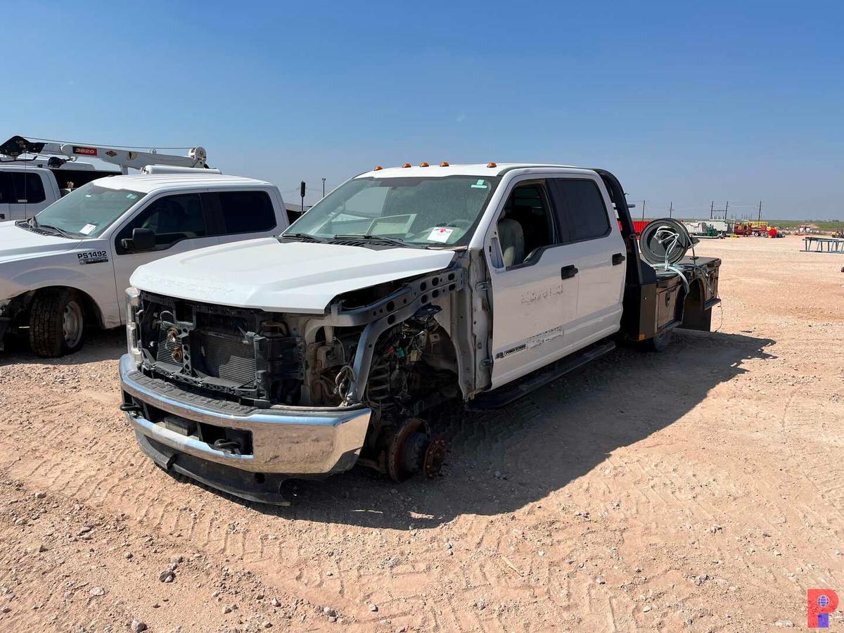 2018 FORD F-350 CREW CAB FLATBED TRUCK VIN/SN: 1FD8W3HT9JEC12493, 6.7L POWE