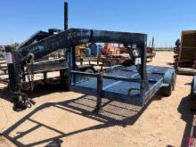 SHOPBUILT 20' X 7' T/A GOOSENECK TRAILER VIN/SN: ARKAVTL1300473364, 7.50R16