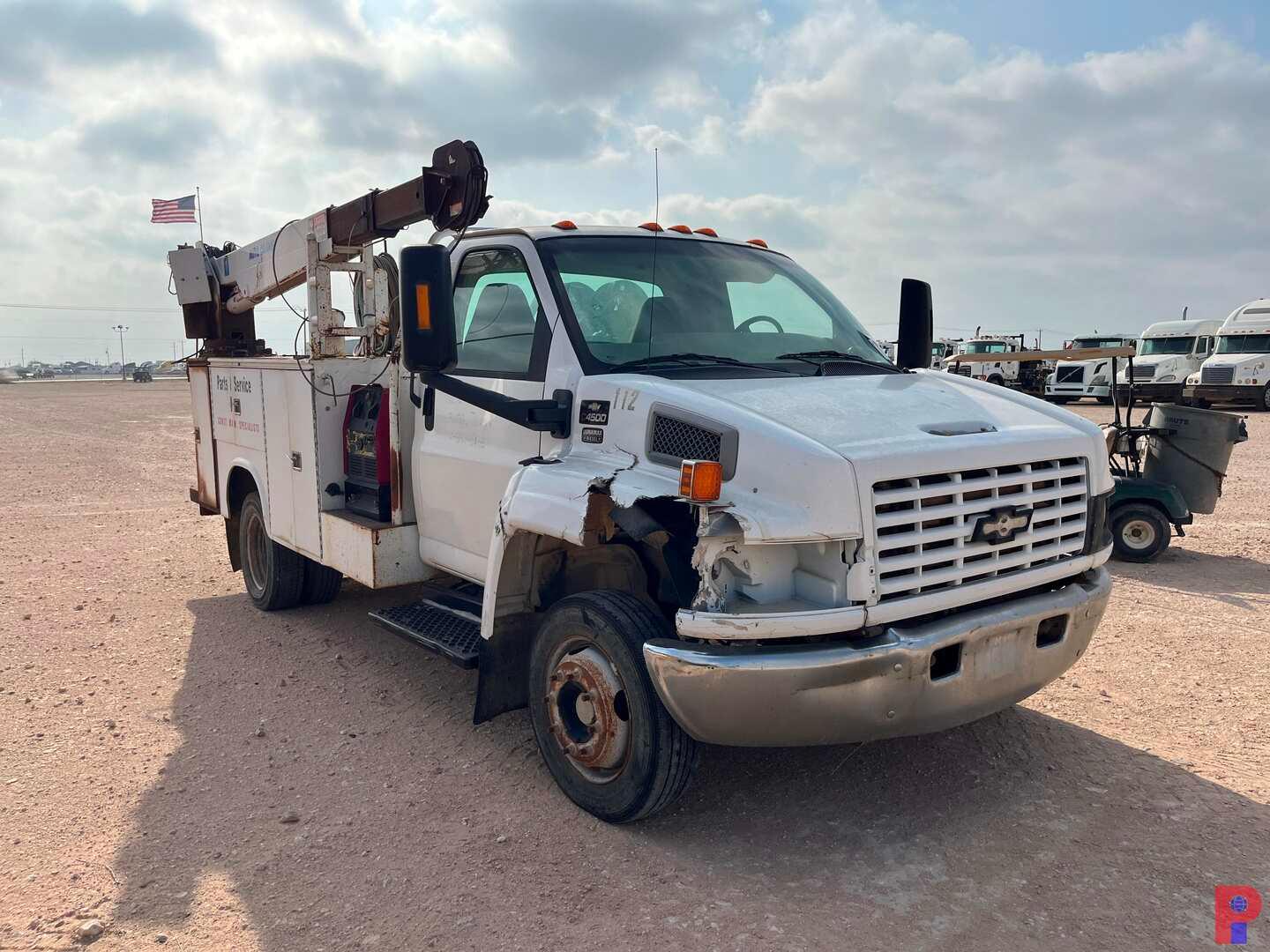 2003 CHEVROLET  C-4500 MECHANICS TRUCK ODOMETER READS 242912 MILES, VIN/SN: