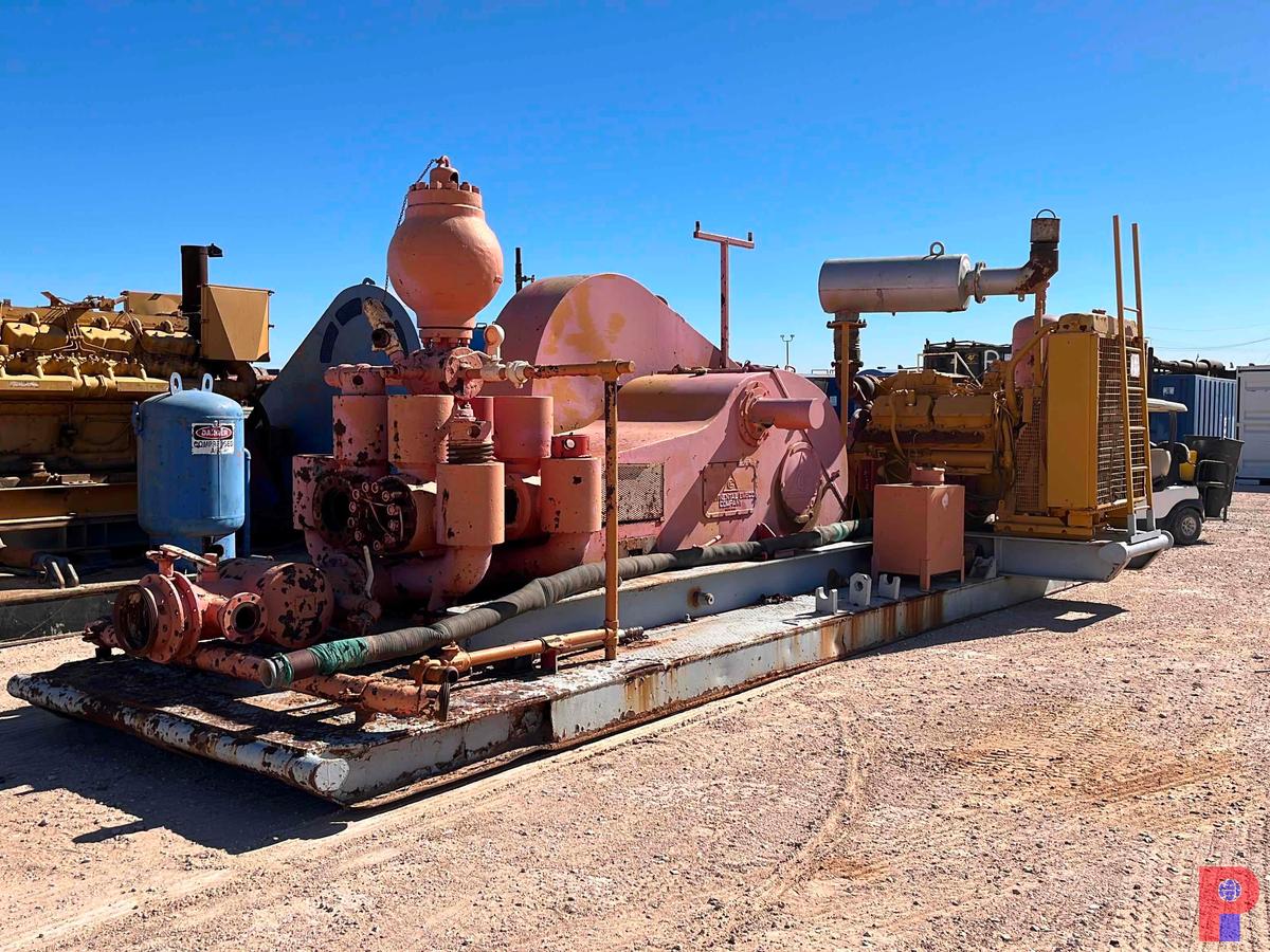 CONTINENTAL EMSCO DUPLEX PUMP CONTINENTAL EMSCO DB-550 DUPLEX PUMP P/B: V-1