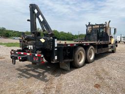 2007 MACK CTP713 FLATBED KNUCKLEBOOM CRANE TRUCK NC35 Knuckle boom crane, 2