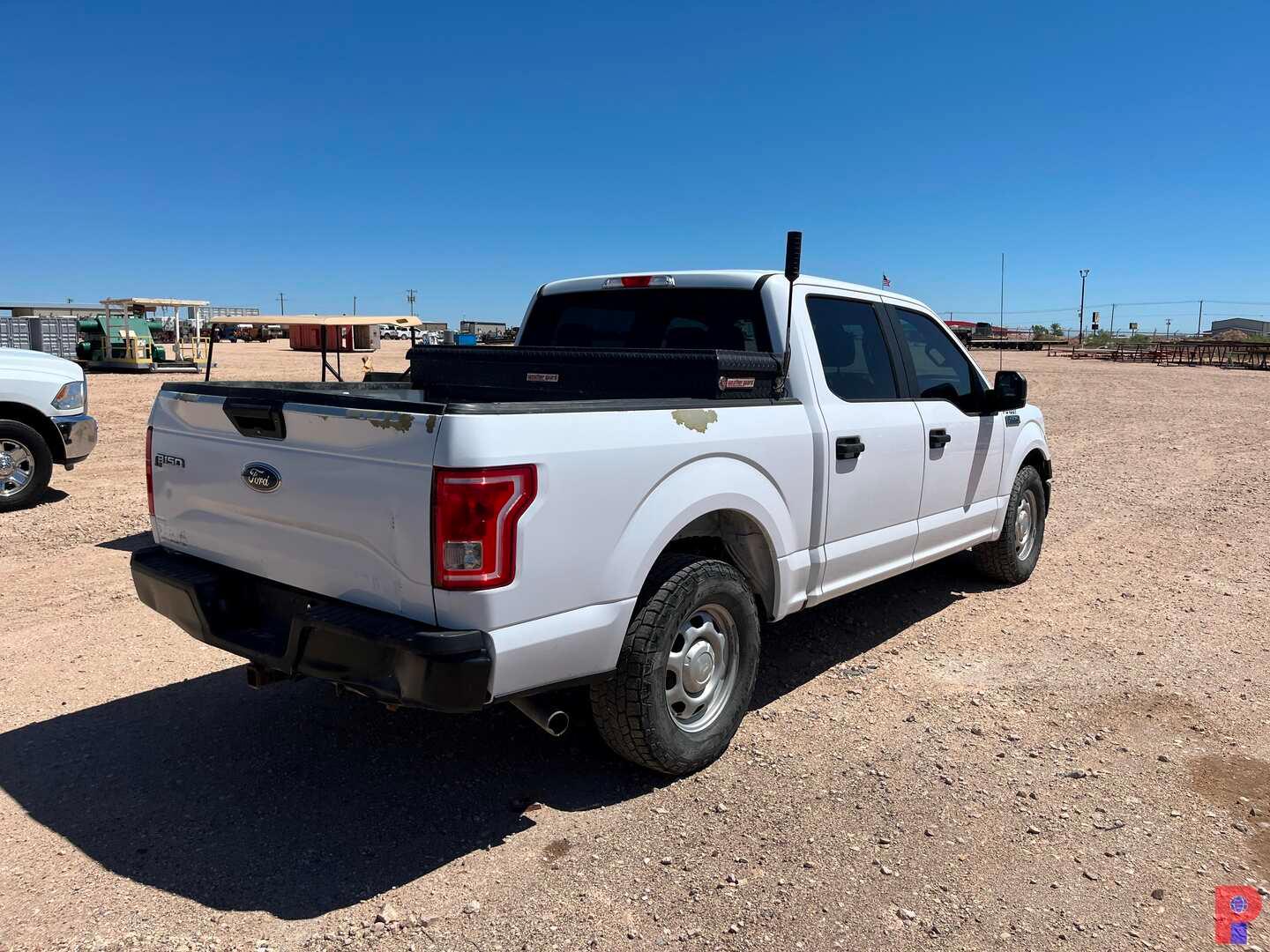 2017 FORD F-150 CREW CAB PICKUP TRUCK ODOMETER READS 113175 MILES, METER RE