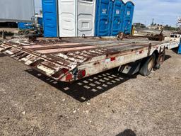 T/A 23' EQUIPMENT TRAILER Pintle hitch, 8.25R15 Tires 14823