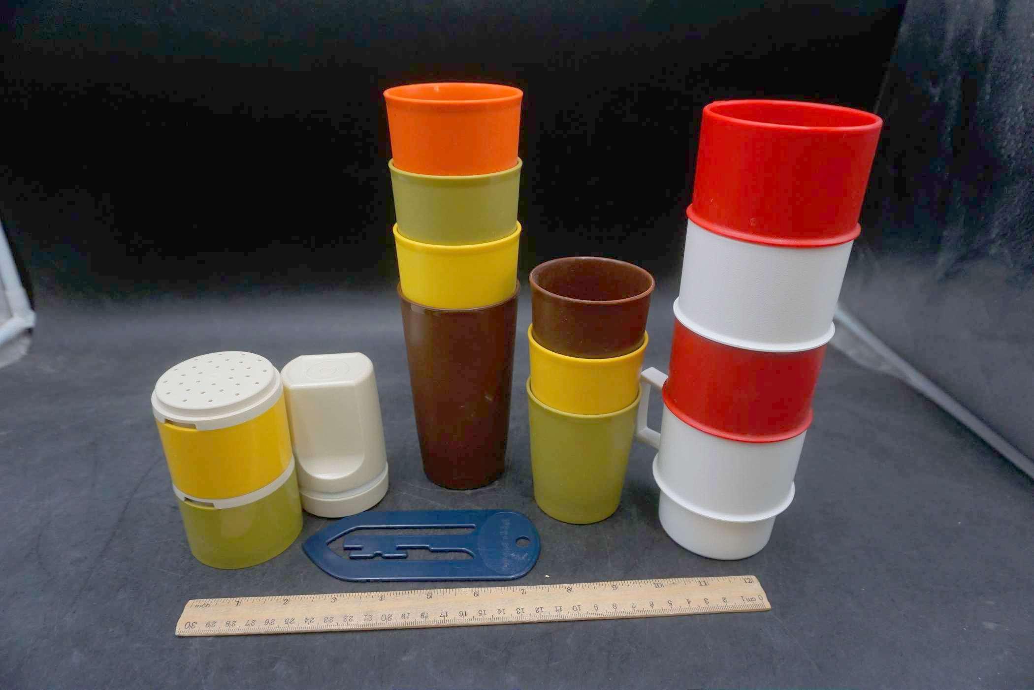 Tupperware Cups, Shakers, Soup Mugs & Clip