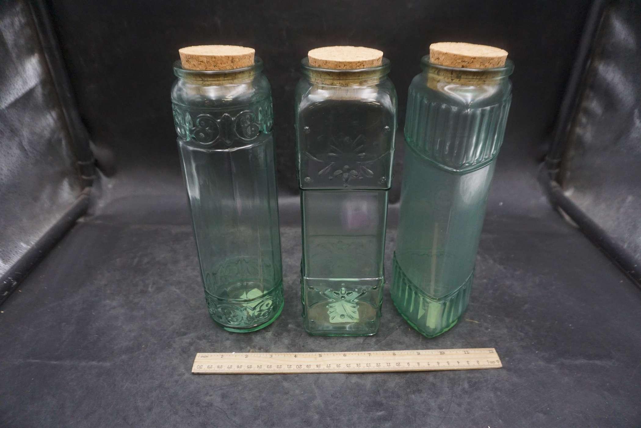 3 - Glass Canisters