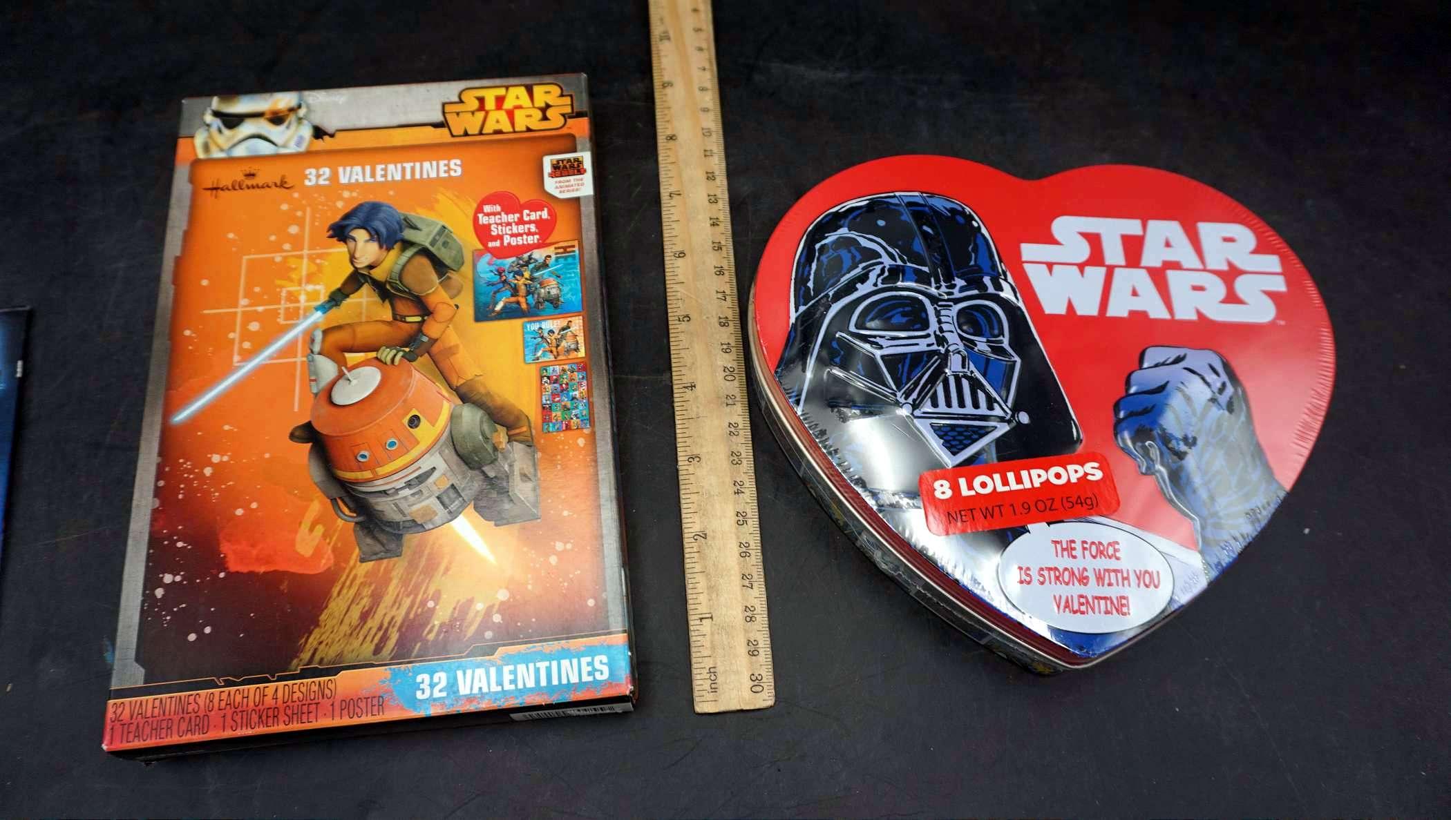 Star Wars Items - Valentines Day Cards, Heart, Folder & Egg Decorating Kit