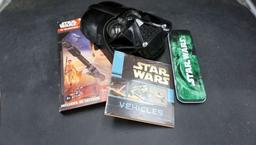 Star Wars Items - Calendar, Pencil Holder, Valentines Day Cards & Darth Mask