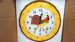 Rooster Wall Clock (Battery Operated)