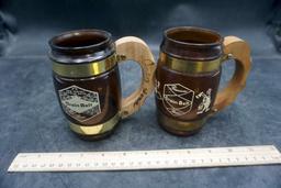 2 - Grain Belt Beer Mugs (One Is Signed)