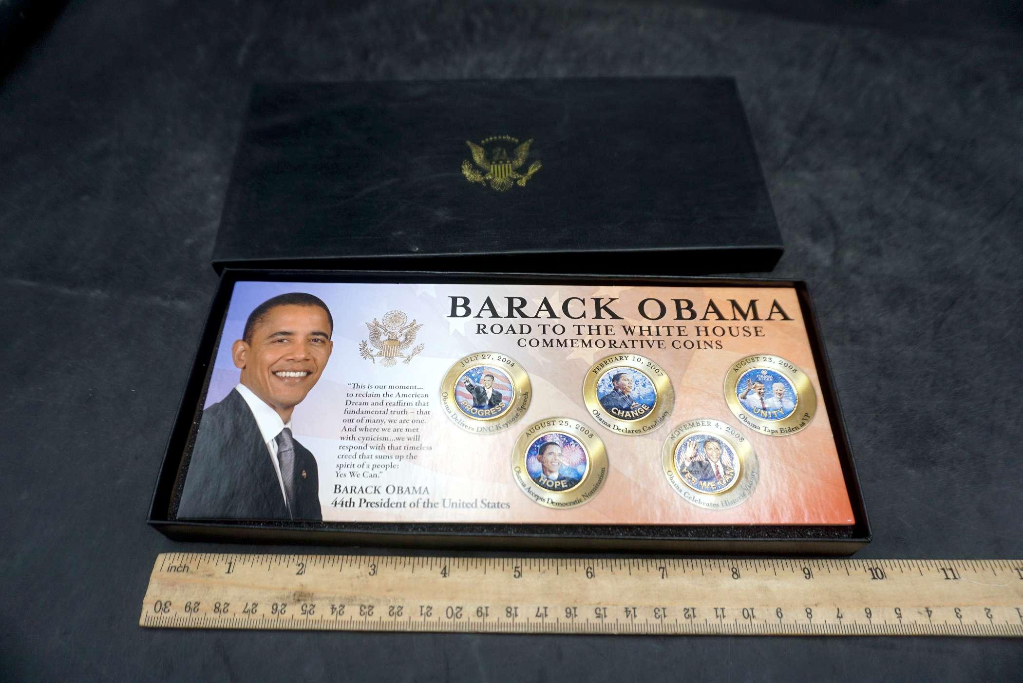 Barack Obama Road To The White House Commemorative Coins