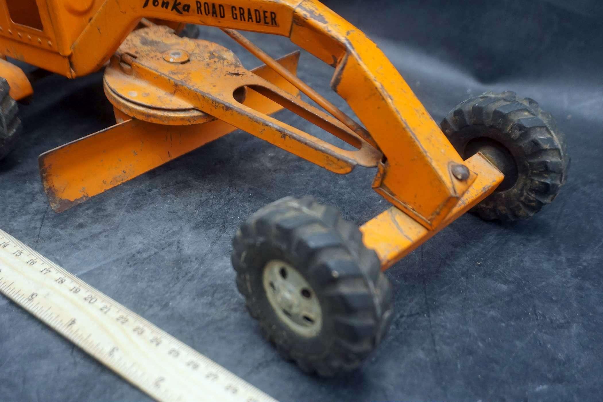 Antique 1950'S Tonka Road-Grader Diesel No. 600