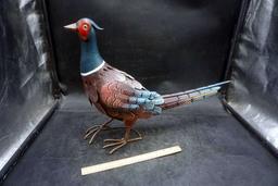 Outdoor Metal Pheasant Statue