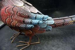 Outdoor Metal Pheasant Statue