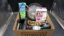 Water Balloons, Underwear, Round Mirror, Toy Vehicles, Coleman Lantern, Accubanker