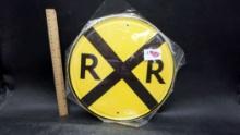 Metal Railroad Crossing Sign