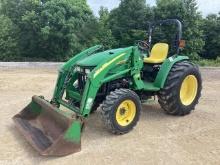 John Deere 4105 Tractor W/ JD 300CX Loader