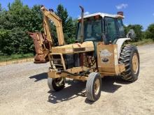 New Holland 6640 Tractor With Tiger Boom Mower