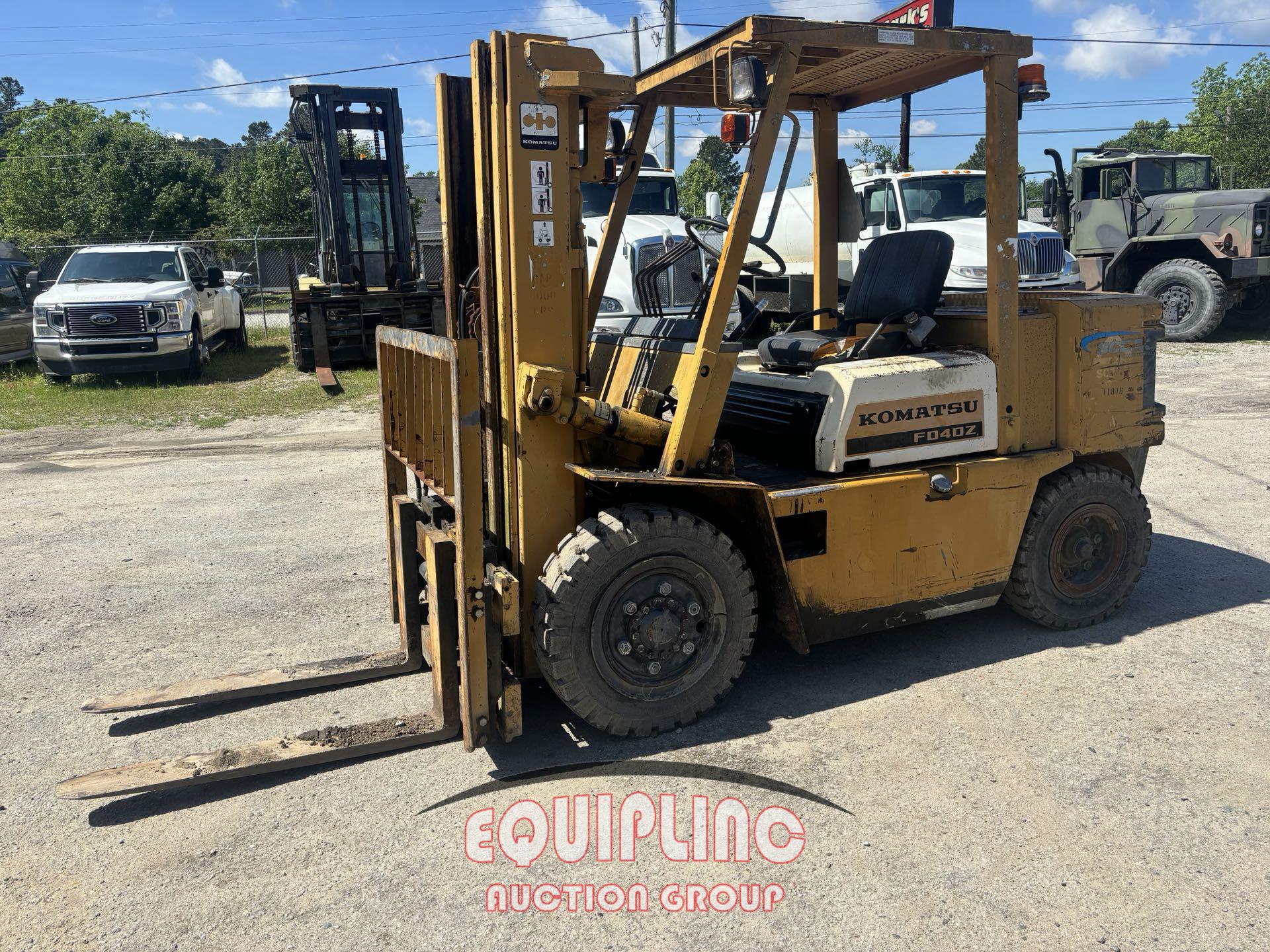 1995 KOMATSU FD 40ZT-4 FORKLIFT