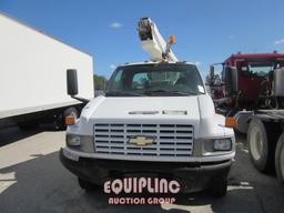 2004 CHEVROLET C4500 SINGLE AXLE BUCKET TRUCK