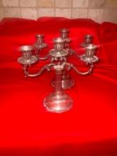 2 STERLING CANDELABRAS