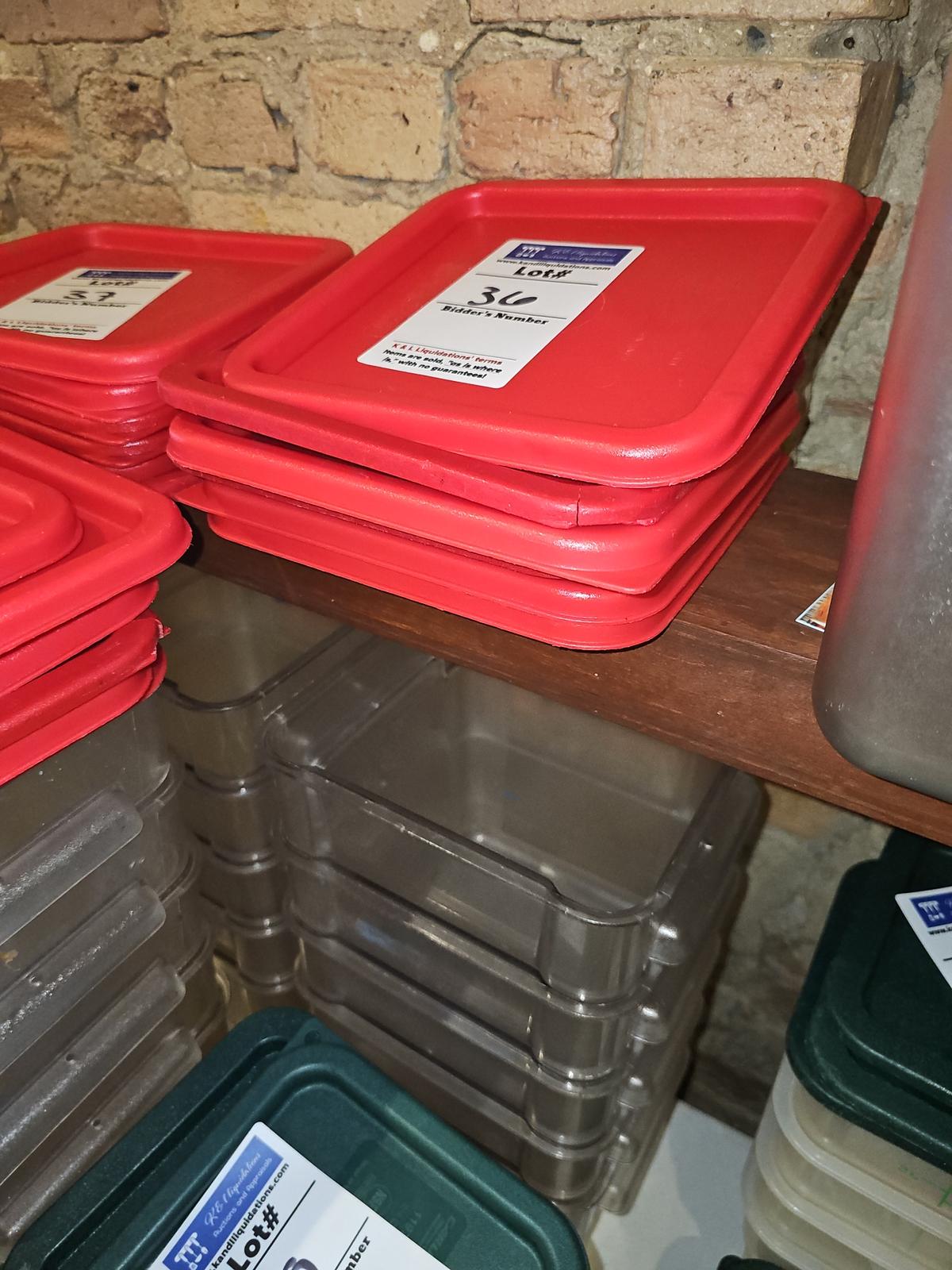 Assorted Cambro ware