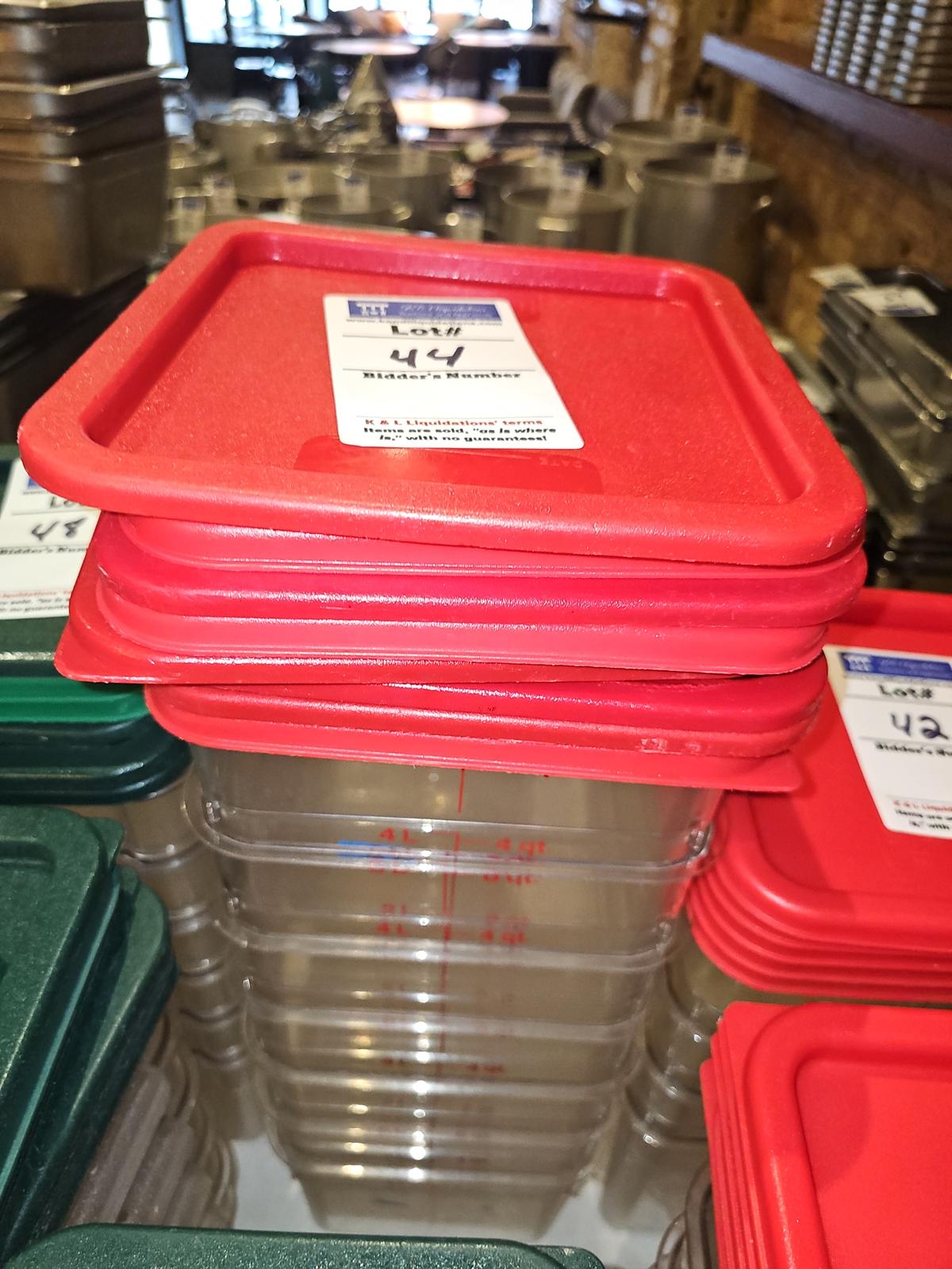 Assorted Cambro ware