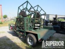 Shopbuilt Poly Pipe Power Spooler Trailer w/ HPU p