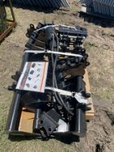 New AGT 9 Pc Mini Excavator Attachment Bundle