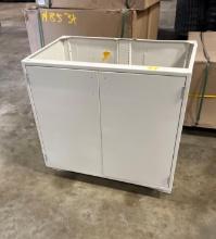 Metal Cabinet 35.5 in x 22 in x 36 in - Under Counter Mount - New in box