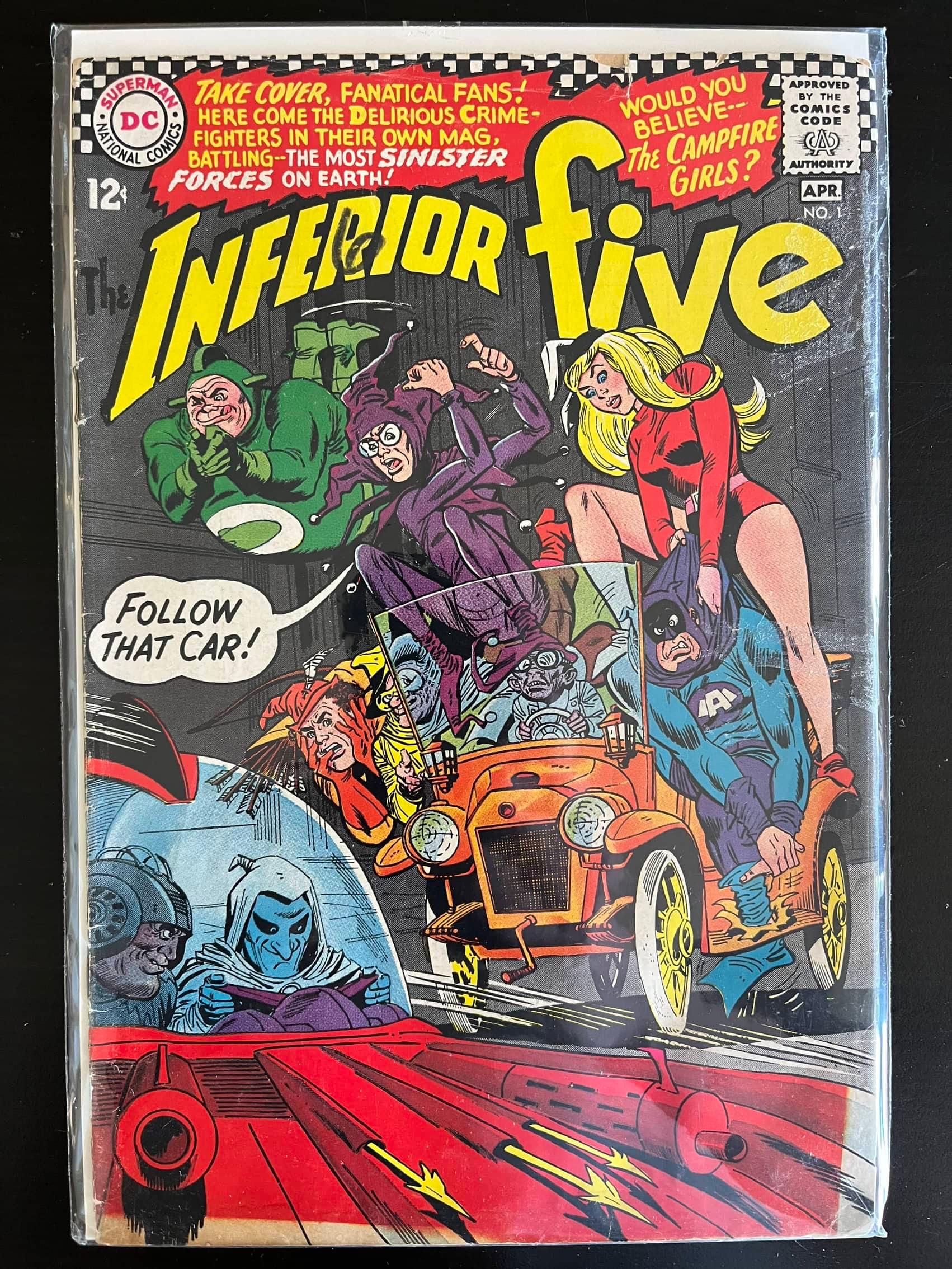 Inferior Five DC Comic #1 Silver Age 1967