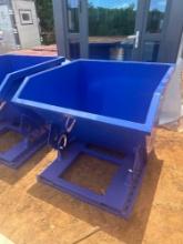 TILT DUMP HOPPER WITH POCKET FORKS