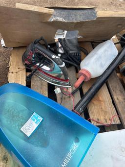 Vacuum, Mini Air Compressor, Iron