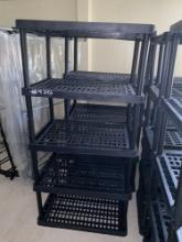 Black Plastic Shelves