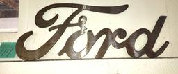 METAL STYLIZED FORD LOGO - PICK UP ONLY