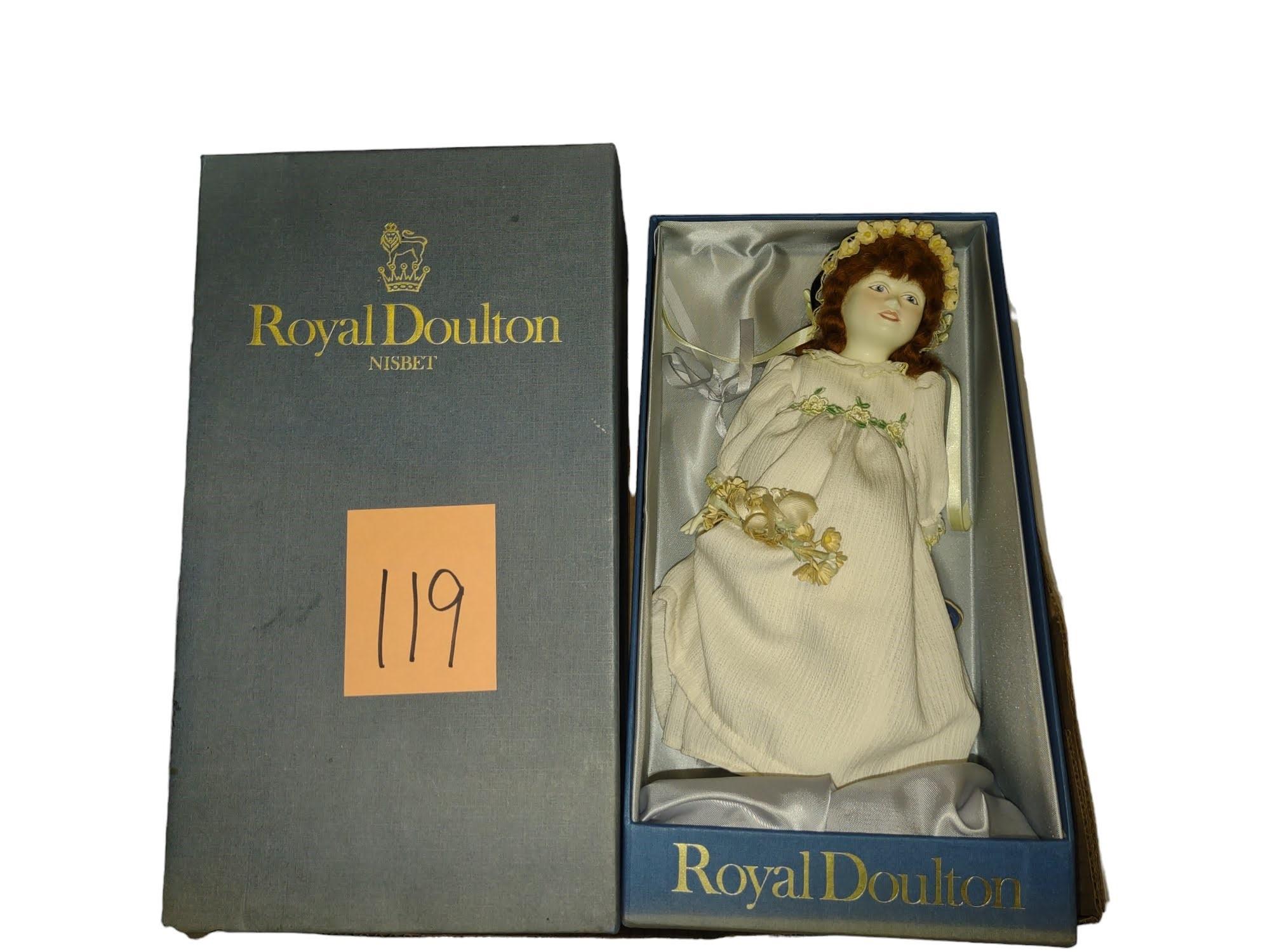 VINTAGE ROYAL DOULTON NISBET DOLL IN ORIGINAL BOX