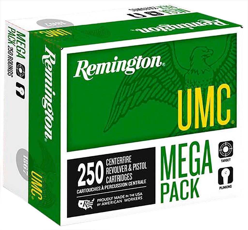 Remington Ammunition 23779 UMC Mega Pack 40 SW 180 gr Full Metal Jacket FMJ 250 Per Box