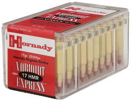 Hornady 83170 Varmint Express 17 HMR 17 gr 2550 fps Hornady VMax VMX 50 Bx