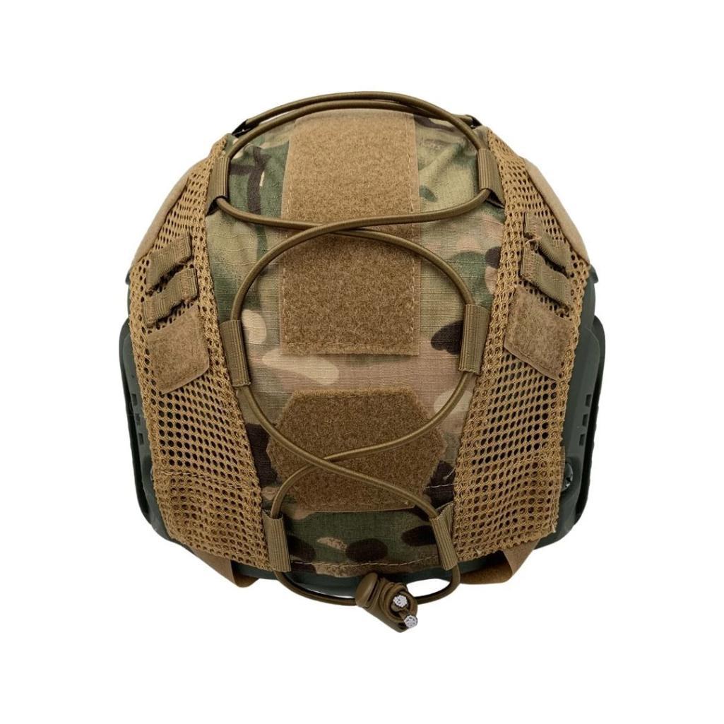 Guard Dog Tactical Level IIIa Ballistic Helmet - Universal Fit | 3.5 Lbs/Per | Green | Multicam