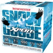 Winchester Ammo WXS12L12 Xpert Snow Goose High Velocity 12 Gauge 3.50 1 38 oz 1550 fps 1 2 Shot 25