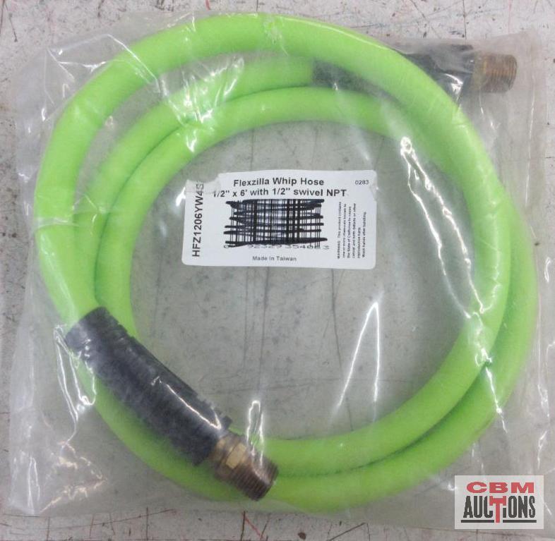 Flexilla HFZ1206YW4S 1/2" x 6' Whip...Hose w/ 1/2" Swivel NPT