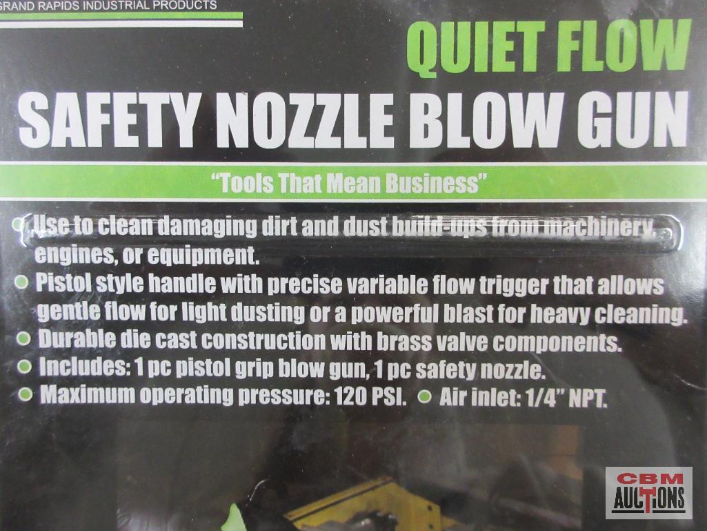 Grip 10594 Quiet Flow Safety Nozzle...Blow Gun *DRM